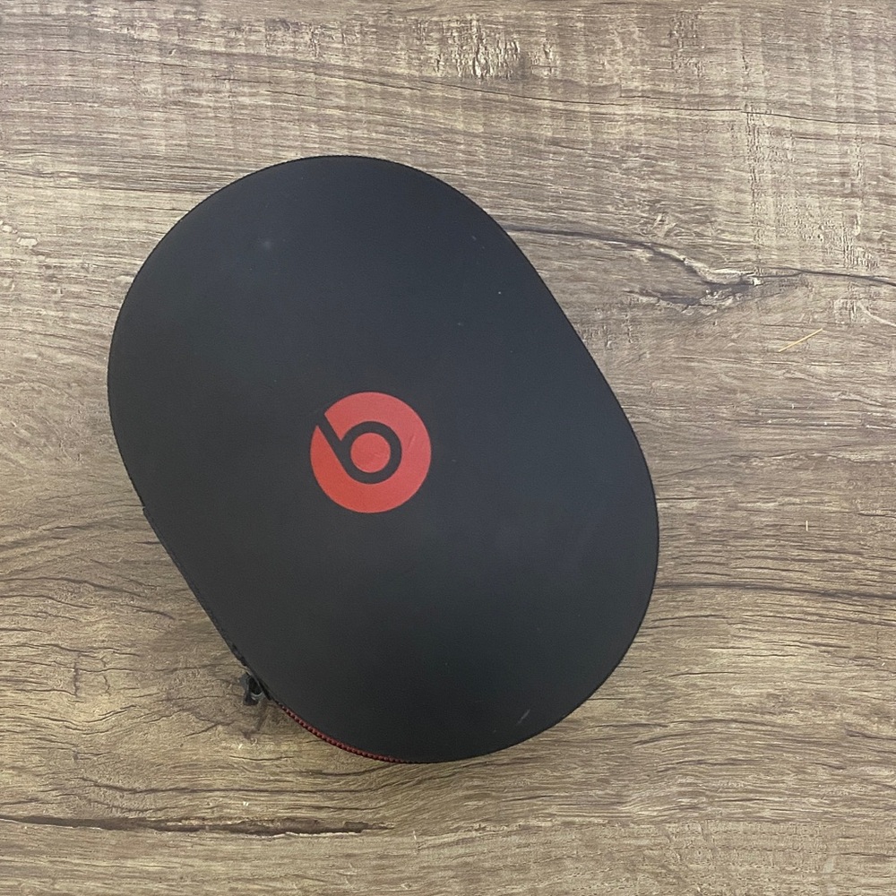 Beats Black and Red Headphone Case